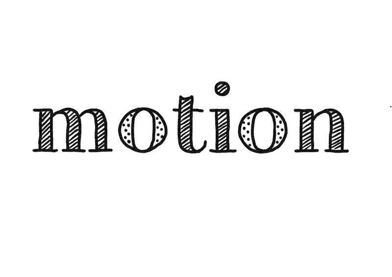 Portfolio - Motion design - Texte motion